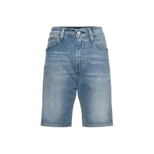 Levis Blue Men's Denim Shorts Левис Синий Мужские Джинсовые Шорты