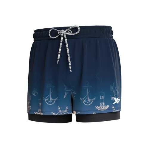 XTEP Плавательные шорты Мужские Темно-синие