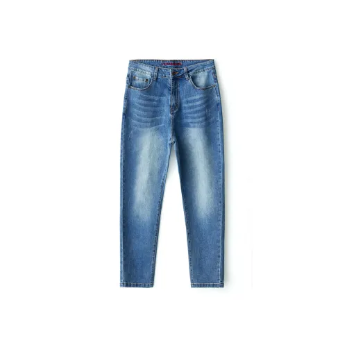 LUCKY BRAND Синие Унисекс Джинсы