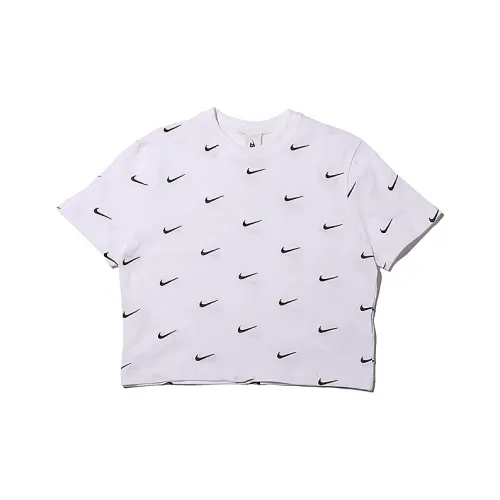 NIKE Белые Женские Короткие Топы