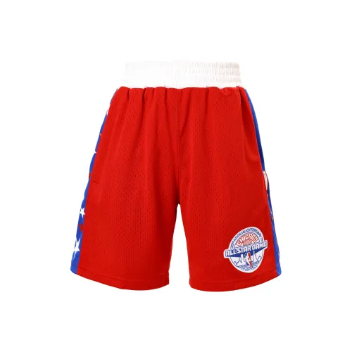 MITCHELL NESS Баскетбольные шорты Мужские Красные