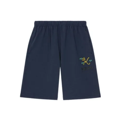 KENZO Tiger Tail Series Midnight Blue Мужские Повседневные Шорты