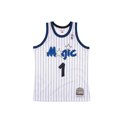 Mitchell Ness Белая мужская баскетбольная футболка
