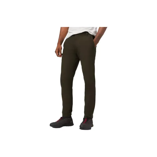 lululemon Commission Classic Fit Брюки 28' Warpstreme Повседневные брюки Мужской Темно-оливковый