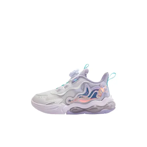 361°KIDS Устойчивый к истиранию низкий топ детские повседневные кроссовки Розовая вода Фиолетовый бледный Розово-фиолетовый для детей 3-7 лет