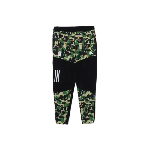 Adidas X Bape Co Бренд Army Green Мужские Повседневные Штаны