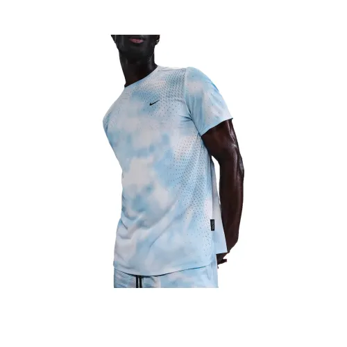 nike Dri FIT ADV SS25 Бег Division Breath T-Shirt Мужской Синий