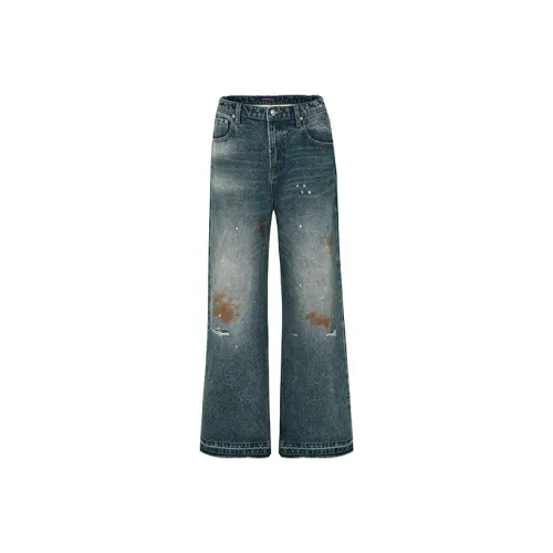 MEGALAXY Американский винтаж Унисекс Синий