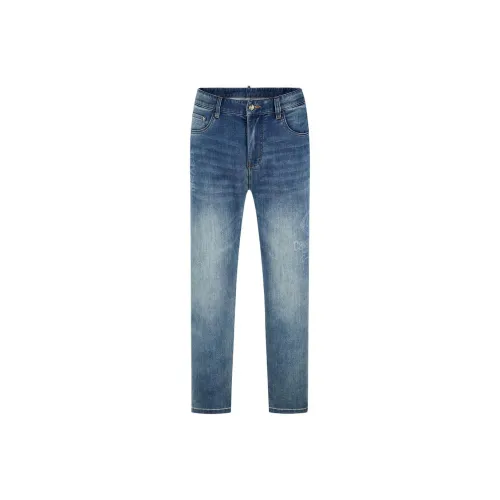 Cavalli Class Blue Men's Jeans Кэвали Класс Синий Мужские Джинсы