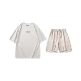 Set (Ecru Top + Apricot White Pants)  
Комплект (Топ экрю + Штаны абрикосового белого цвета)