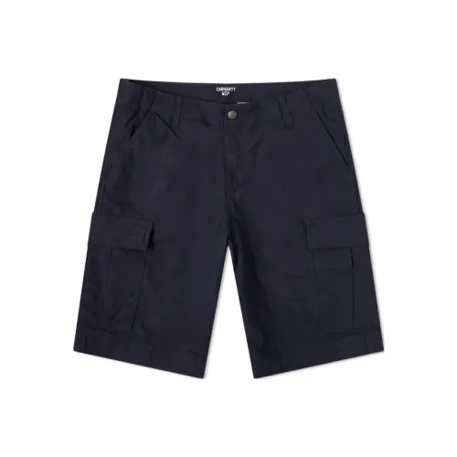 Carhartt WIP Карго Шорты Мужские Темно-Морской Синий
