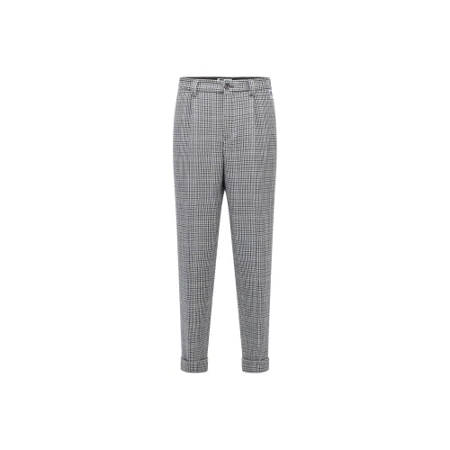 Hugo Boss x Russell Athletic FW23 Повседневные брюки Мужской Черный белый