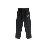 Чёрный эластичный манжет (ледяной шелк)