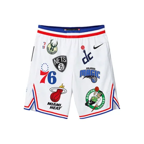 Supreme x Nike NBA Teams Authentic Short Black Баскетбольные шорты Унисекс Белый