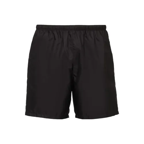 PRADA RE Нейлон Пляжные шорты Мужской Черный