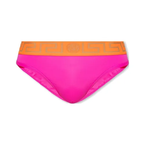 VERSACE Мужские плавательные шорты розового и красного цвета