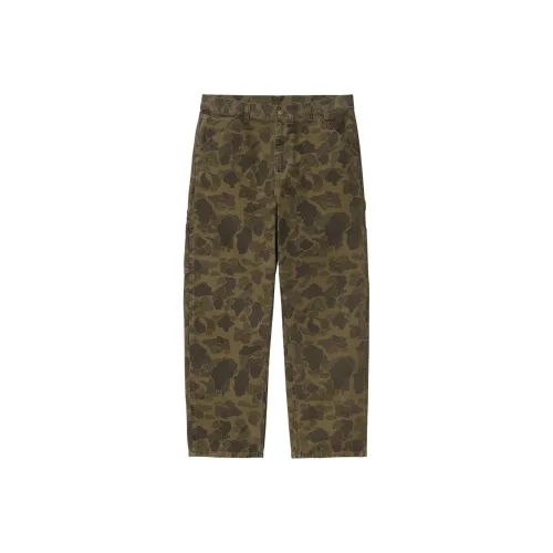 Carhartt WIP FW24 Утка Single Knee Брюки Повседневные брюки Унисекс Зеленый