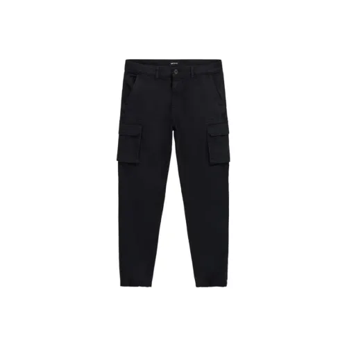 GAS Черные Мужские Повседневные Штаны