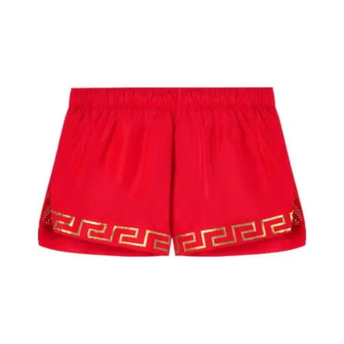 VERSACE SS22 Повседневные шорты Мужские Красные
