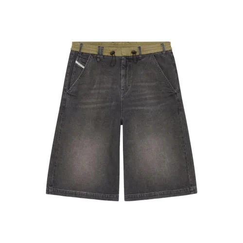 DIESEL Серые Мужские Джинсовые Шорты