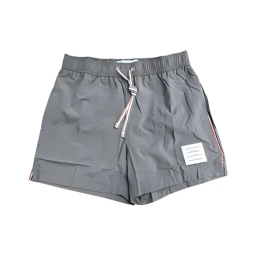 THOM BROWNE Серые Мужские Повседневные Шорты