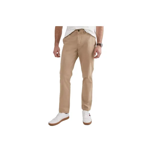 Tommy Hilfiger Регулярный крой Thflex Tommy Chino Брюки Повседневные брюки Мужские Хаки