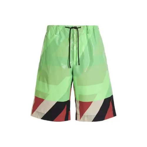 DRIES VAN NOTEN Многоцветные Мужские Повседневные Шорты