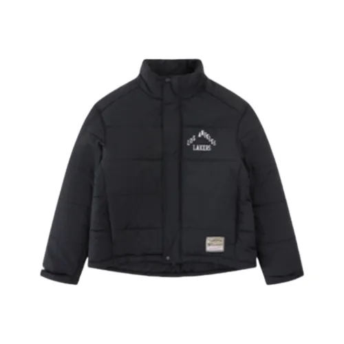 NBA x MITCHELL NESS Хлопковый пуховик Унисекс Черный