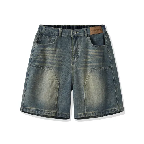 P8H9 Синие Унисекс Джинсовые Шорты