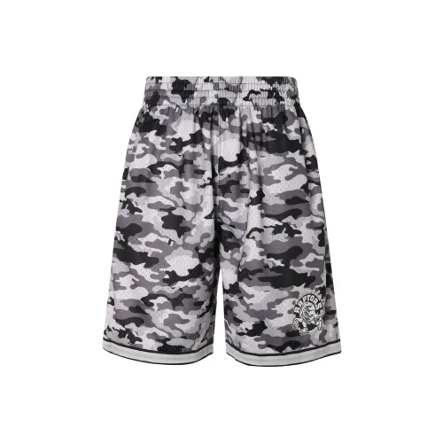 Mitchell Ness Белый камуфляж Мужские баскетбольные шорты