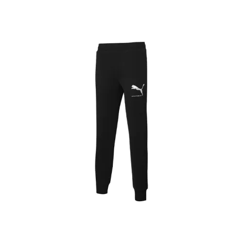 PUMA Мужские спортивные брюки черного цвета