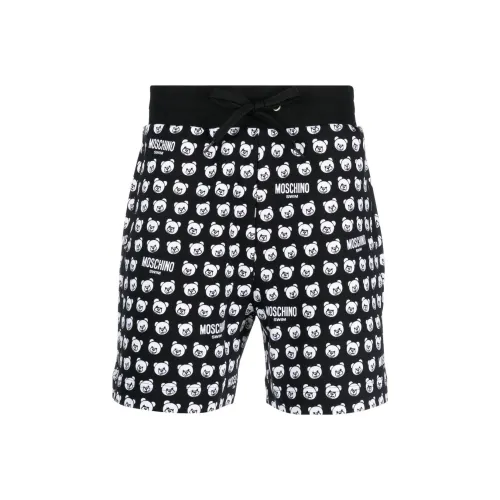 MOSCHINO Черные Мужские Повседневные Шорты