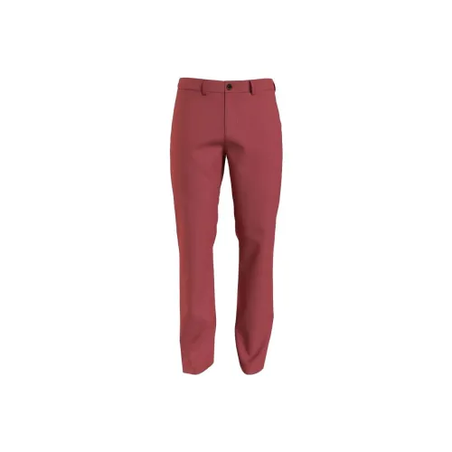Tommy Hilfiger Custom Fit THFlex Comfort Elastic Chino Bottoms Rooibos Casual Pants Men's Red Томми Хилфигер Custom Fit THFlex Comfort Эластичные Chino Bottoms Rooibos Повседневные брюки Мужские Красный