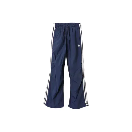 Adidas Originals 3 StripesParachute SS25 Повседневные штаны Унисекс Полуночный индиго