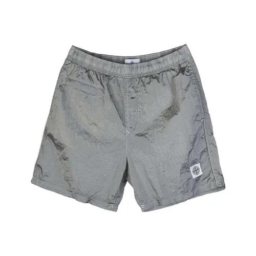 STONE ISLAND Ледяные Серые Мужские Повседневные Шорты