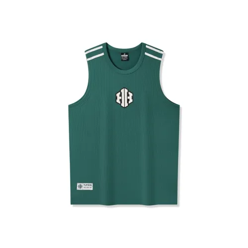 XTEP Basketball Collection Майка Мужская Темный Мох