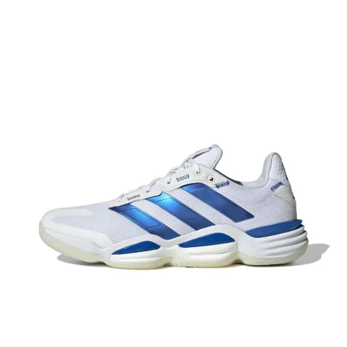 Adidas STABIL 16 Противоскользящие Устойчивые к истиранию Низкие Кроссовки для тренировок Мужские Белые Синие