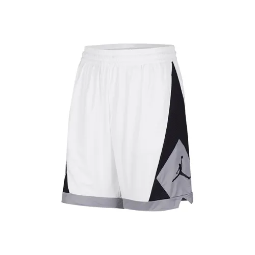 Jordan Jumpman Diamond Баскетбольные шорты Мужские Белые