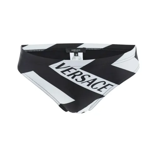 VERSACE Мужские черные плавательные шорты