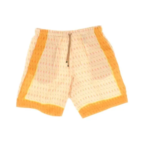 DRIES VAN NOTEN Orange Мужские Повседневные Шорты