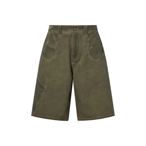 ROCAWEAR Повседневные шорты унисекс армейский зеленый