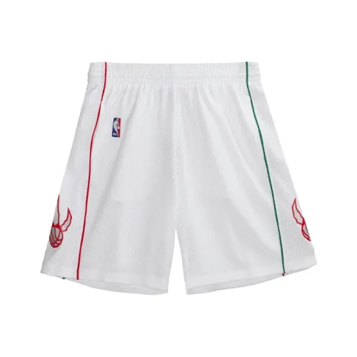 MITCHELL NESS Баскетбольные шорты Мужские Белые