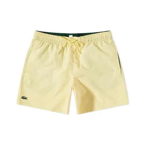 LACOSTE Повседневные шорты Мужские Желтые