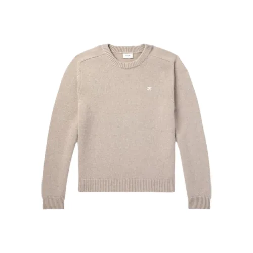 CELINE Бежевые Мужские Свитера