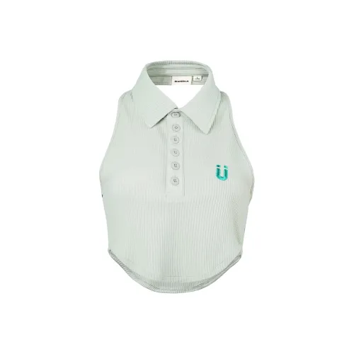 Guuka Светло-зеленые Женские Майки