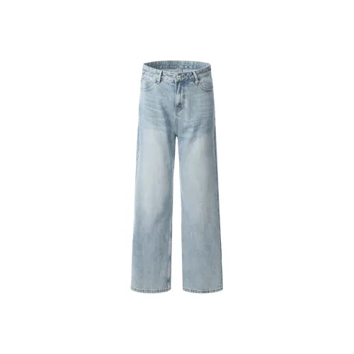 S3T5 Джинсовый синий Унисекс Джинсы