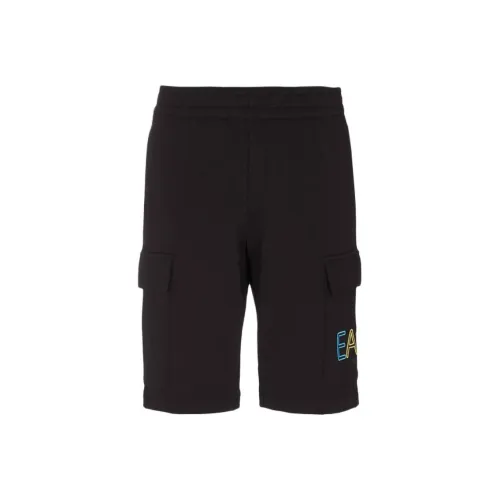 EMPORIO ARMANI EA7 Повседневные шорты Мужские Черные