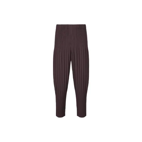 ISSEY MIYAKE Ежемесячный Цвет Декабрь Повседневные брюки Мужской Коричневый