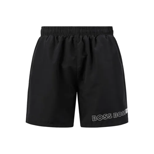 Hugo Boss Черные Мужские Повседневные Шорты