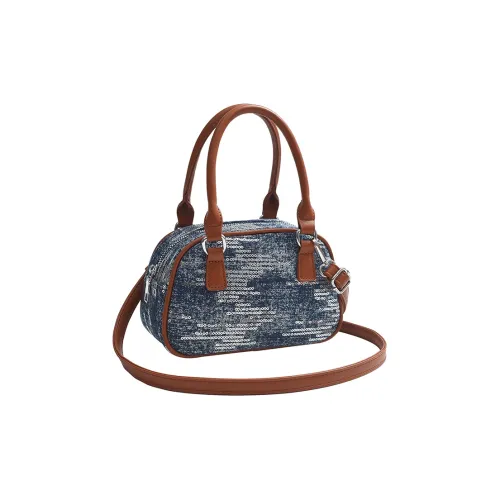 Homeboisportclub Деним Сумка Стандартная Женская Серебряный Коричневый
